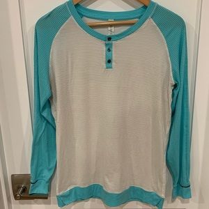 Lululemon Striped Long Sleeve Shirt - Like New!